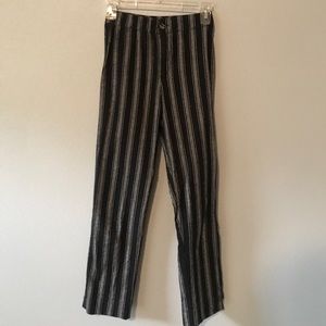 cropped straight leg pant